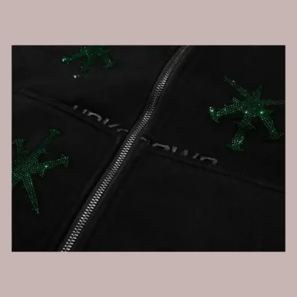 DAGGER RHINESTONE HOODIE BLACK (1)