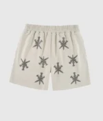 Unknown London Rhinestone Shorts Sand 2