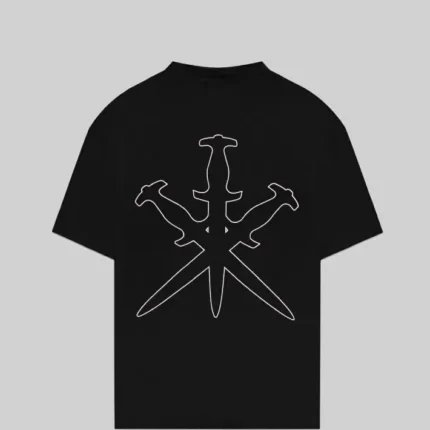 RETRO LOGO RHINESTONE TEE BLACK 1