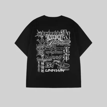 UNKNOWN LONDON Multi Logo T Shirt 1