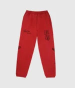 Unknown London Dagger Joggers Red 3