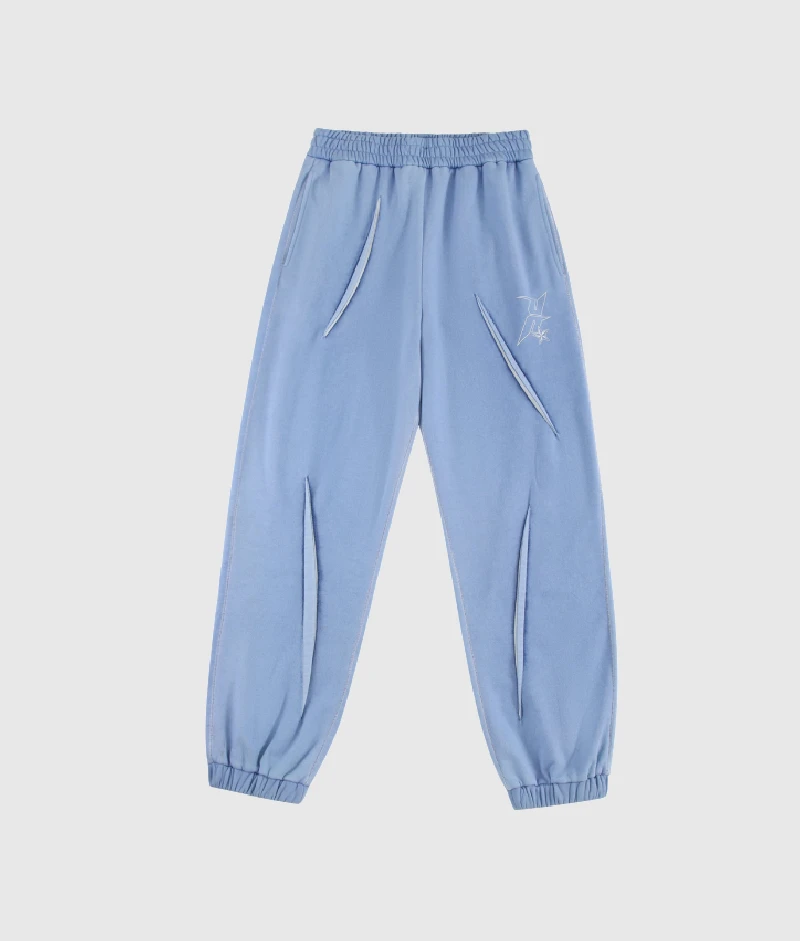 Unknown London Retro Logo Joggers Blue 2 Unknown London Retro Logo Joggers Blue 2