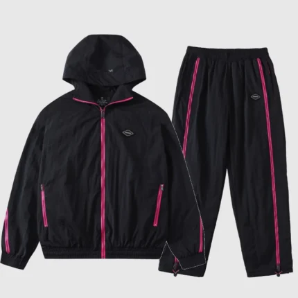 Unknown London Rhinestone Tracksuit BlackPink 7
